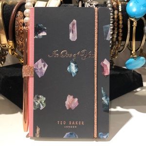 Ted Baker Mini Notebook with Bow Pen